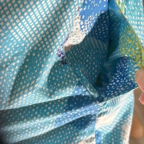 Flex Scrub Top Breast Cancer Awareness Stretchy W/Side Seam Pockets Size Large - Picture 6 of 9